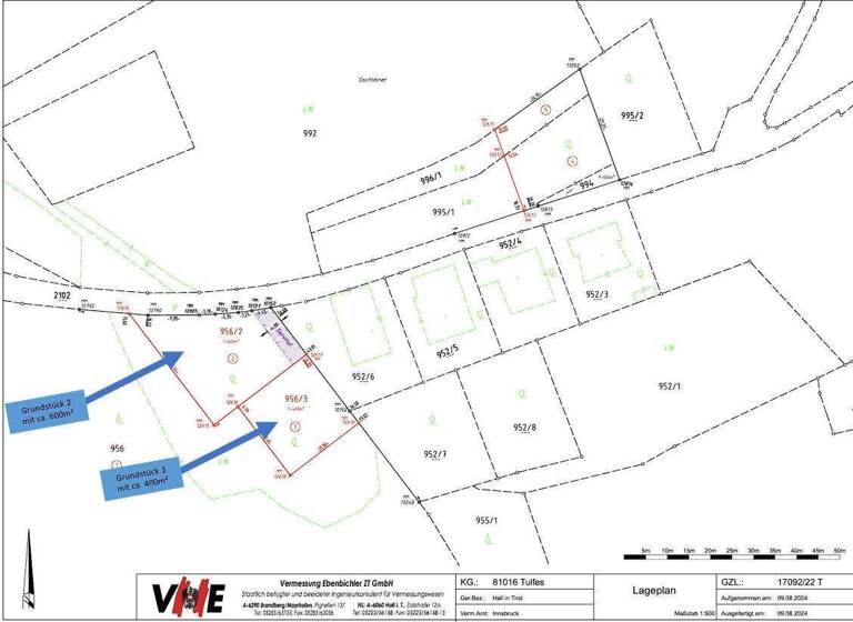 Grundstück zum Kauf 750.000 € 1.000 m² Grundstück Tulfes 6075