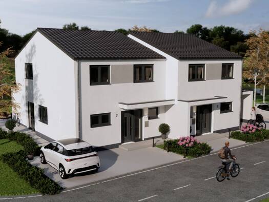 Doppelhaushälfte zum Kauf provisionsfrei 498.000 € 4 Zimmer 125 m² 242 m² Grundstück Newel Newel 54309