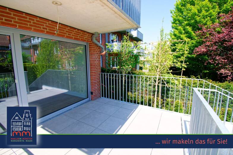 Wohnung zur Miete 1.500 € 2 Zimmer 75,1 m² EG frei ab sofort Uppenberg Münster 48147