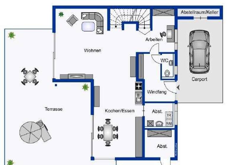 Doppelhaushälfte zur Miete 3.100 € 4 Zimmer 209 m² 471 m² Grundstück Mietraching Bad Aibling 83043
