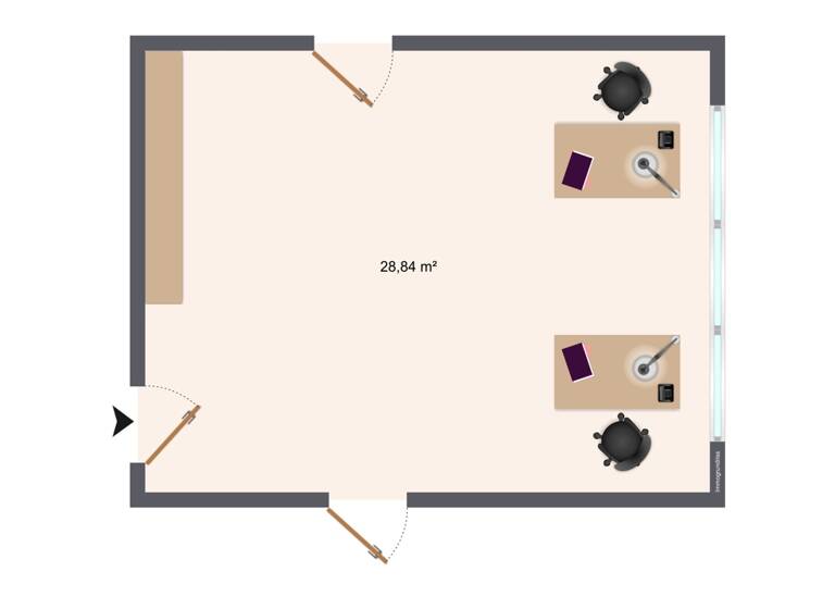 Bürofläche zur Miete 319 € 1 Zimmer 51 m²<br/>Bürofläche Suhl Suhl 98527