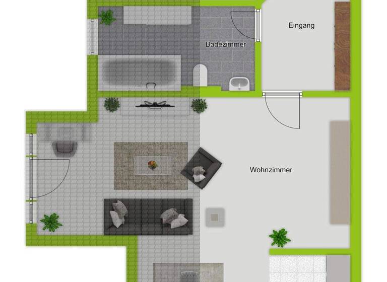 Wohnung zur Miete 620 € 2 Zimmer 68 m² 2. Geschoss frei ab sofort Donau-Schwaben-Straße 7 Haidenhof-Nord Passau 94036