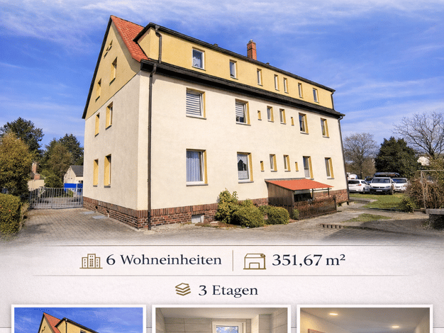 Mehrfamilienhaus zum Kauf als Kapitalanlage geeignet 415.000 € 351,7 m² Lindenstraße 18 Limbach-Oberfrohna Limbach-Oberfrohna 09212