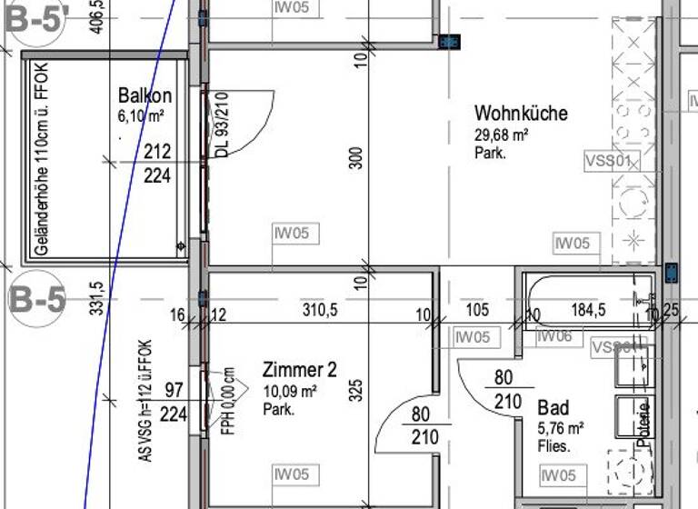 Wohnung zur Miete 1.166 € 4 Zimmer 79,5 m² 2. Geschoss frei ab 01.05.2026 Ziegelhofstraße Wien 1220