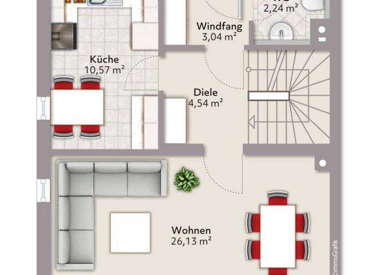 Doppelhaushälfte zum Kauf 399.000 € 4 Zimmer 113 m² 317,5 m² Grundstück Altötting 84503