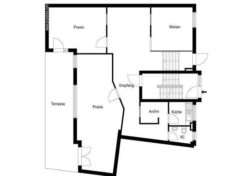 Bürofläche zur Miete provisionsfrei 1.500 € 165 m² Bürofläche Barlachstraße 9c Herpersdorf Nürnberg 90455