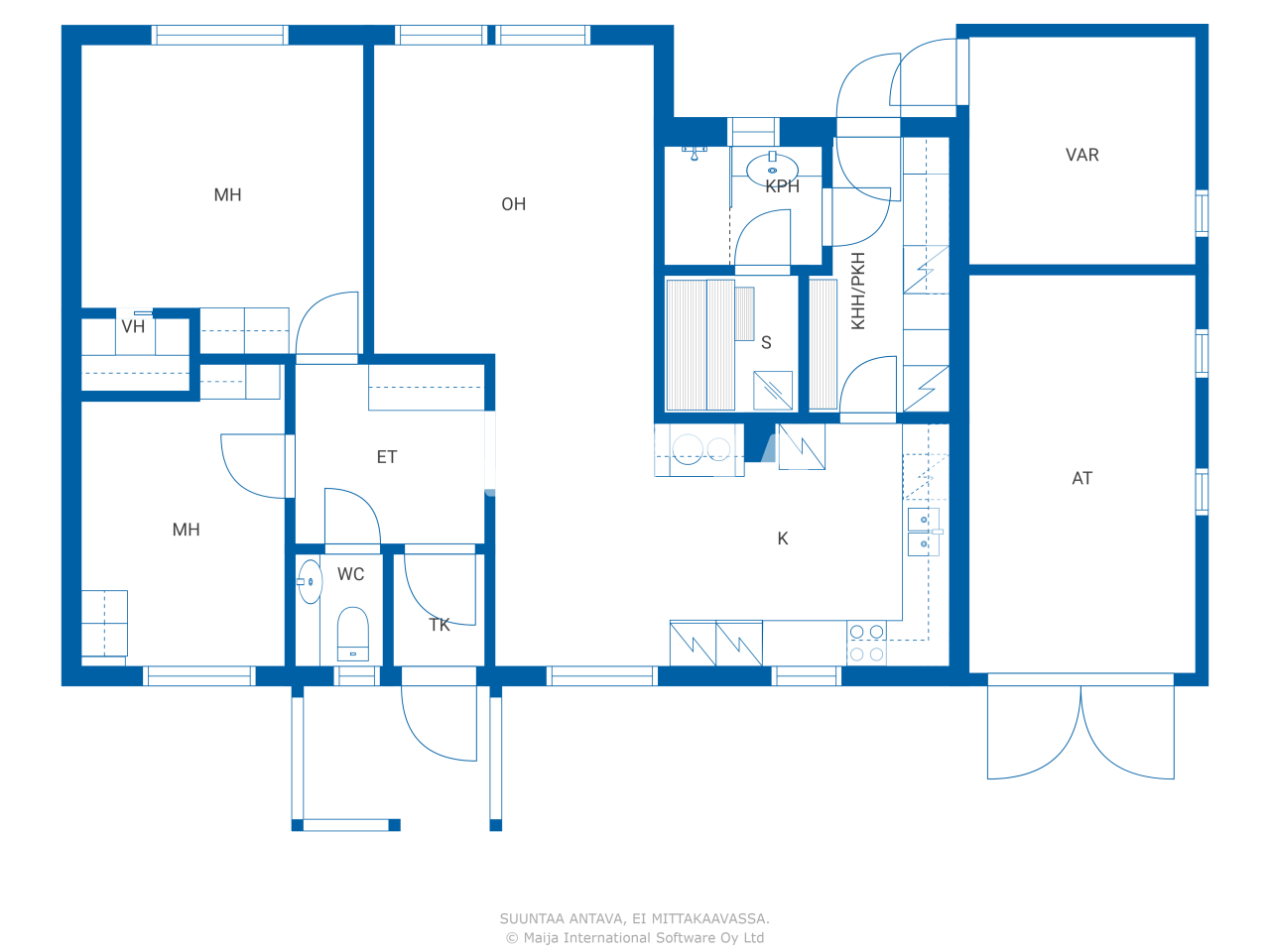 Einfamilienhaus zum Kauf 115.000 € 3 Zimmer 87 m²<br/>Wohnfläche 1.153 m²<br/>Grundstück Savikuja Raahe 92140