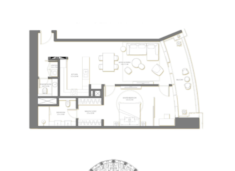 Wohnung zum Kauf 1.091.269 € 2 Zimmer 108,6 m² Dubai