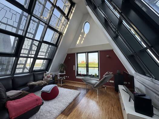 Wohnung zur Miete 4.125 € 3,5 Zimmer 164 m² Dachgeschoss, 4. Geschoss frei ab sofort Agrippinawerft 10 Neustadt-Süd Köln 50678