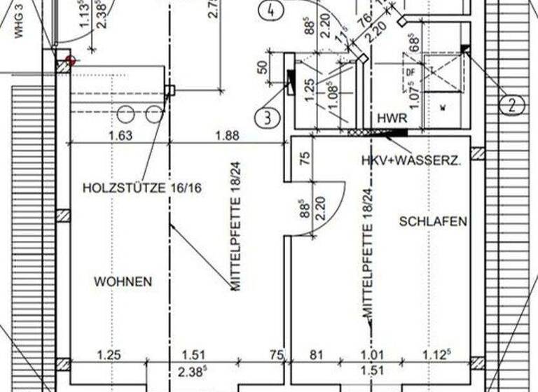 Wohnung zur Miete 720 € 2 Zimmer 49,7 m² 2. Geschoss Westheimer Straße 3 b Hofgeismar 34369