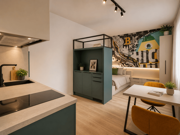 Wohnung zur Miete 689 € 1 Zimmer 25 m² 1. Geschoss Tafelhof Altstadt und engere Innenstadt 90443