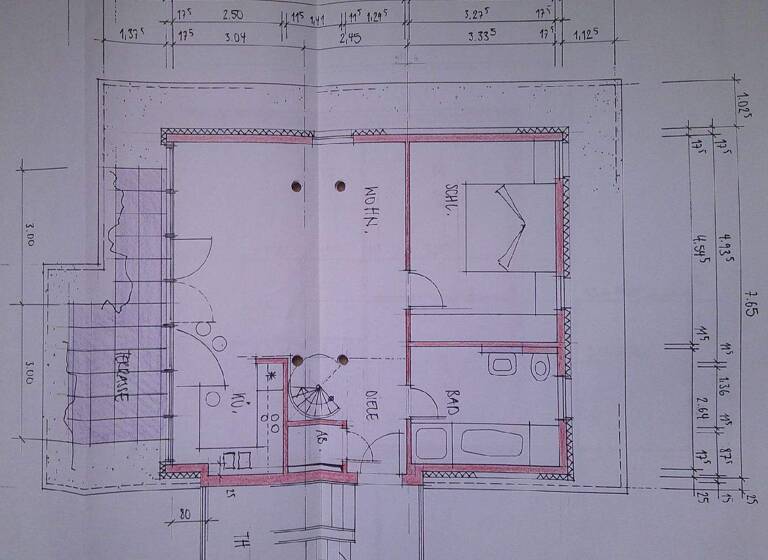 Maisonette zur Miete 670 € 3 Zimmer 84,1 m² Geschoss 2/3 frei ab 01.04.2026 Bachstraße 11 Hünfeld 36088