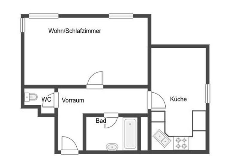 Studio zum Kauf 105.000 € 1 Zimmer 47,5 m² 1. Geschoss Lend Graz 8051