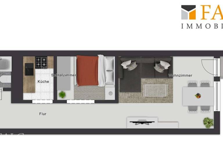Wohnung zum Kauf provisionsfrei 145.000 € 1,5 Zimmer 55 m² 3. Geschoss Mülheim Köln 51063