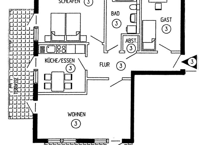 Wohnung zum Kauf 179.000 € 3 Zimmer 86,3 m² 1. Geschoss Birkenstraße 106 Borkwalde 14822