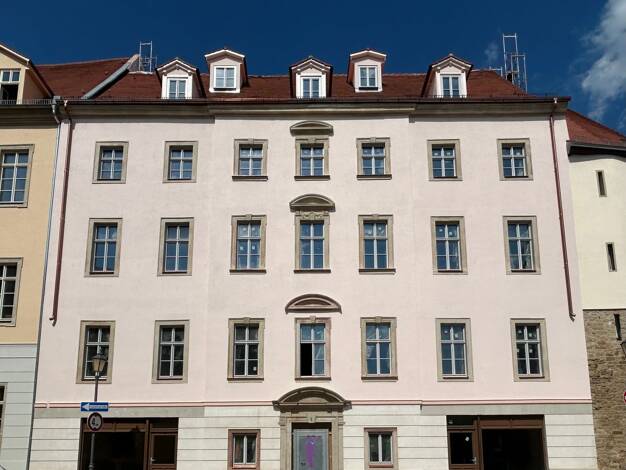 Wohnung zur Miete 500 € 2 Zimmer 49,7 m² 3. Geschoss frei ab sofort Merseburg 06217