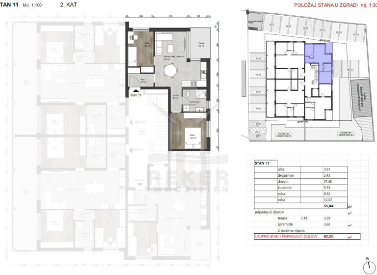 Wohnung zum Kauf - Erstbezug 237.000 € 3 Zimmer 62 m² 2. Geschoss Tar 52440