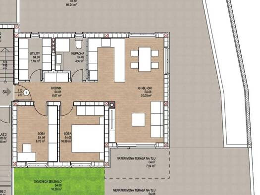 Wohnung zum Kauf 259.000 € 3 Zimmer 89 m² Viskovo Viskovo