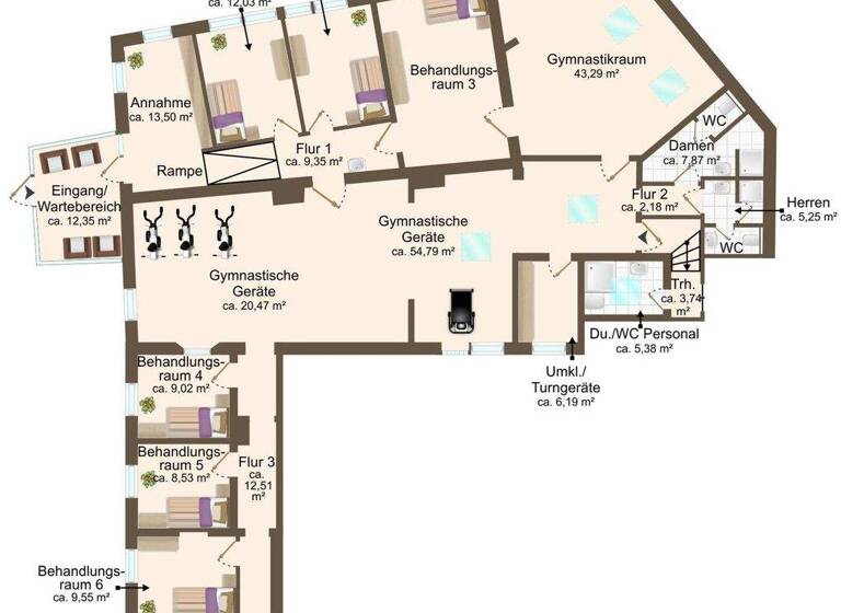 Bürogebäude zur Miete provisionsfrei 1.750 € 12 Zimmer Welschbillig 54298