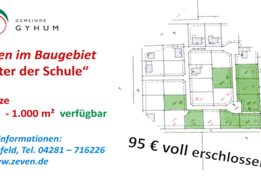 Grundstück zum Kauf provisionsfrei 85.595 € 901 m² Grundstück frei ab sofort Hesedorf Gyhum 27404