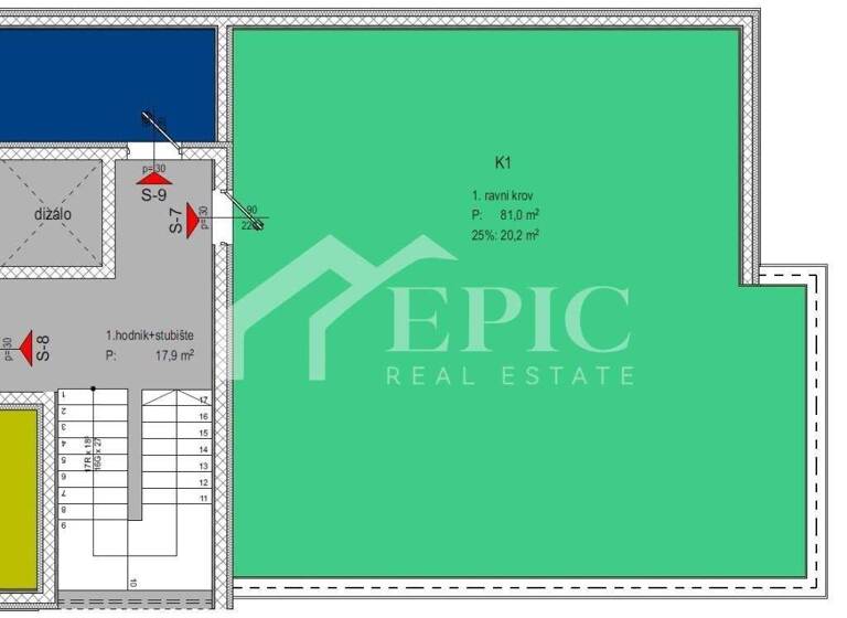 Wohnung zum Kauf 441.570 € 2 Zimmer 94 m² 2. Geschoss Diklo - Puntamika