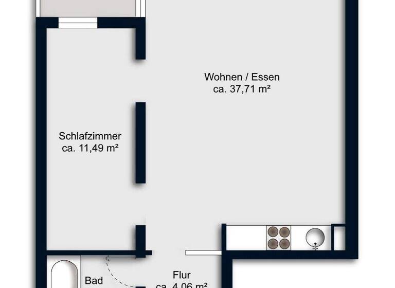 Wohnung zum Kauf 149.000 € 2 Zimmer 60 m² Vegesack Bremen 28757