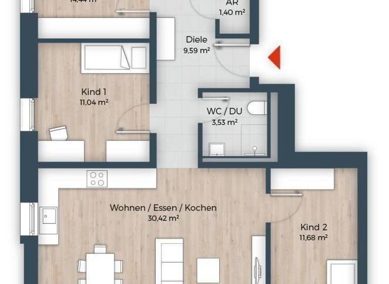 Wohnung zum Kauf provisionsfrei 767.918 € 4 Zimmer 92,9 m²<br/>Wohnfläche 1.<br/>Geschoss Bischofsweiherstraße 34 Dechsendorf Erlangen 91056