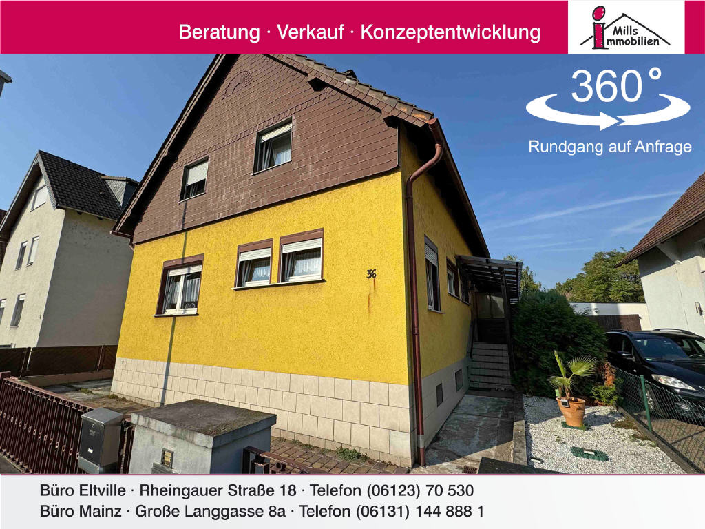 Einfamilienhaus zum Kauf 668.000 € 8 Zimmer 160 m²<br/>Wohnfläche 570 m²<br/>Grundstück Laubenheim Mainz 55130