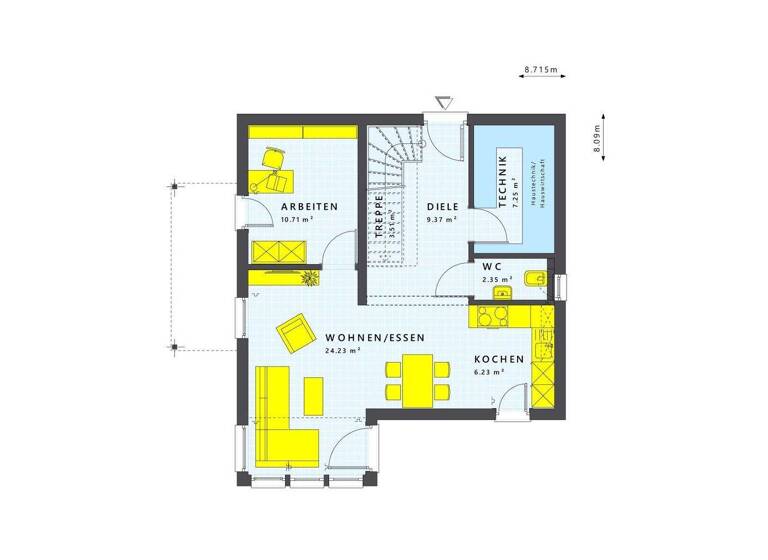 Einfamilienhaus zum Kauf 513.789 € 5 Zimmer 113 m² 659 m² Grundstück Hüttengesäß Ronneburg 63549