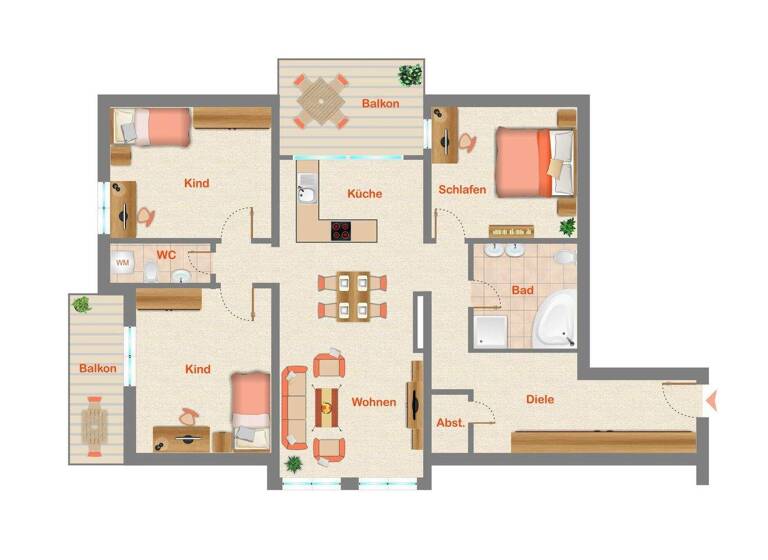 Wohnung zum Kauf 430.000 € 4 Zimmer 142 m² Oberstenfeld 71720