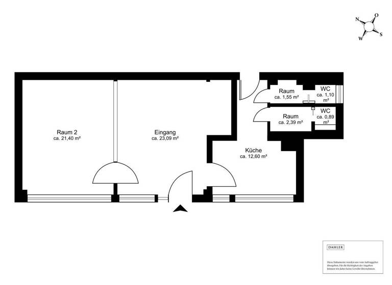 Bürofläche zur Miete 600 € 44,5 m² Bürofläche Hastedt Bremen / Hemelingen 28207