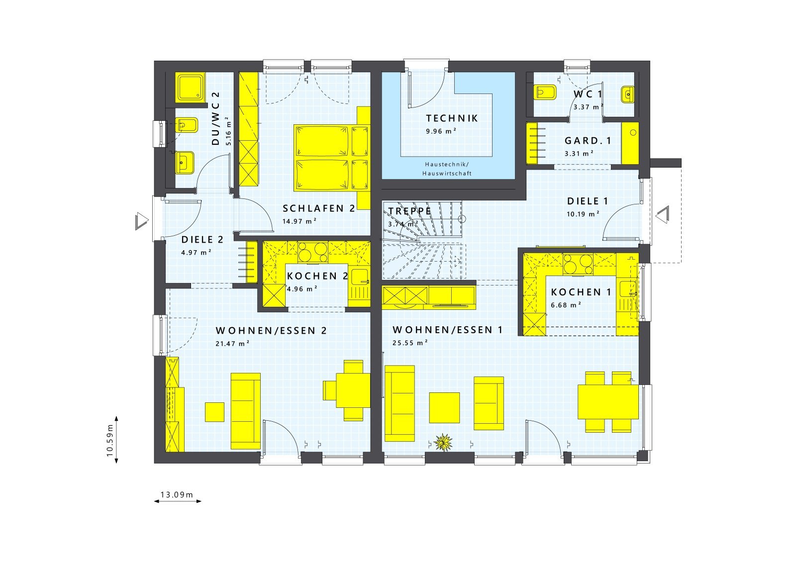 Mehrfamilienhaus zum Kauf provisionsfrei 664.000 € 9 Zimmer 230 m²<br/>Wohnfläche 620 m²<br/>Grundstück Hambühren II Hambühren 29313