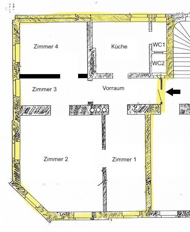 Büro-/Praxisfläche zur Miete 1.330 € 4,5 Zimmer Lessingstraße Sankt Leonhard Graz 8010