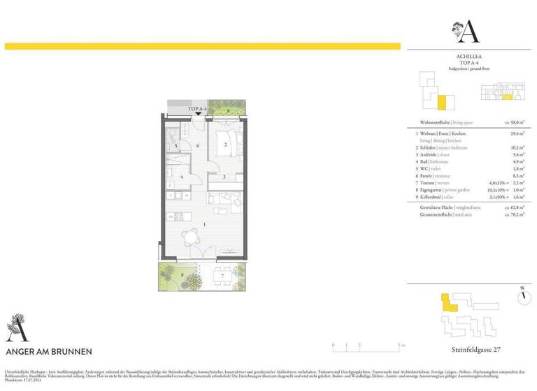 Studio zum Kauf - Erstbezug 248.000 € 1 Zimmer EG Hollabrunn 2020