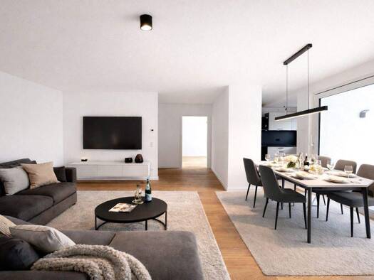 Wohnung zur Miete - Erstbezug 1.575 € 3 Zimmer 96,1 m² 2. Geschoss frei ab 01.04.2026 Glemsgaustraße 3 Weilimdorf Stuttgart-Weilimdorf 70499