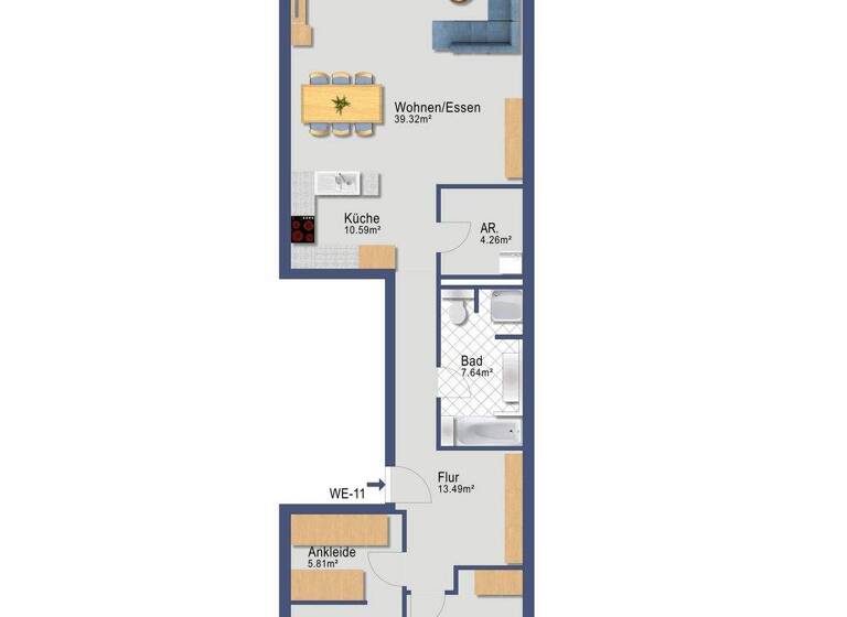 Wohnung zum Kauf 469.000 € 3 Zimmer 110,7 m² frei ab 15.04.2026 Werdervorstadt Schwerin 19055
