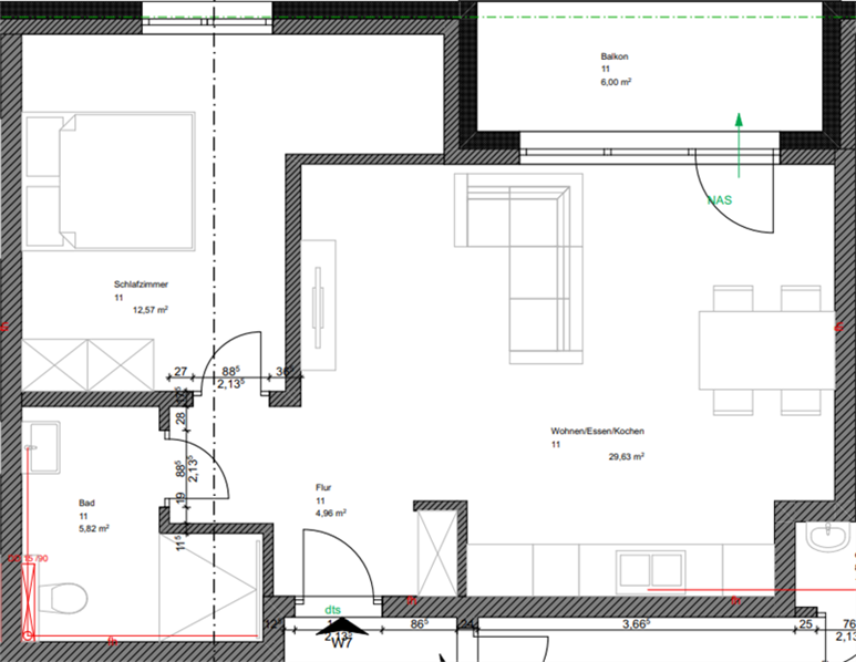 Wohnung zur Miete 580 € 2 Zimmer 56 m²<br/>Wohnfläche 1.<br/>Geschoss 01.03.2025<br/>Verfügbarkeit Altenhagen Bielefeld 33729