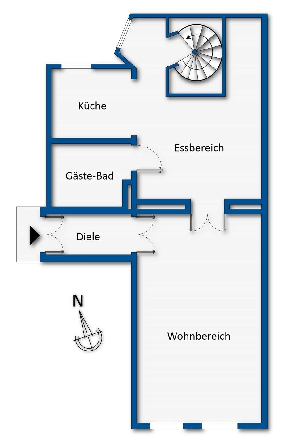 Studio zur Miete 3.899 € 5 Zimmer 159 m²<br/>Wohnfläche Kreuzberg Berlin 10961