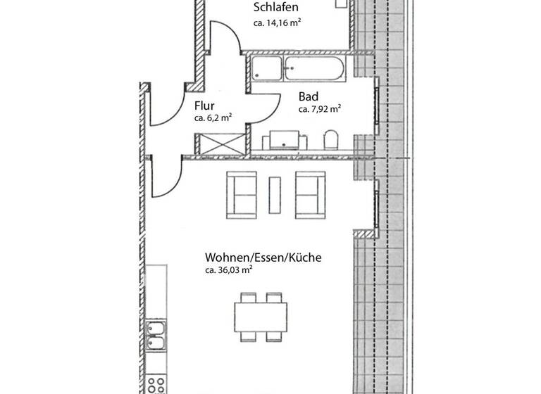 Wohnung zum Kauf 540.000 € 2 Zimmer 67,5 m² Trudering-Riem München 81825