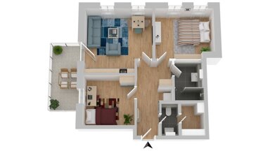 Wohnung zur Miete 875 € 1 Zimmer 67,7 m² 1. Geschoss frei ab sofort Bahnhofstr. 5 Weißig (Hauptstr.) Dresden 01259