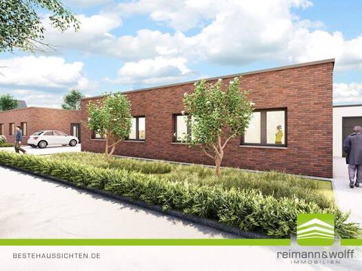 Bungalow zum Kauf - Erstbezug provisionsfrei 439.000 € 3 Zimmer 88,8 m² 522 m² Grundstück Tüddern Selfkant 52538