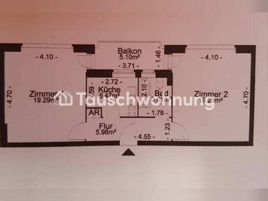 Wohnung zur Miete Tauschwohnung 444 € 2 Zimmer 55 m² 5. Geschoss Charlottenburg Charlottenburg-Wilmersdorf 10585