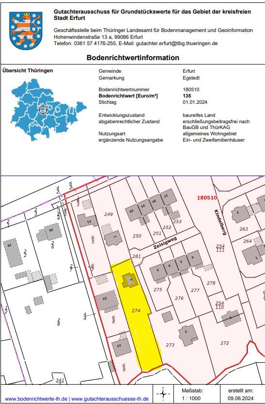 Haus zum Kauf 498.000 € 7 Zimmer 145 m²<br/>Wohnfläche 1.177 m²<br/>Grundstück Egstedt Erfurt 99097