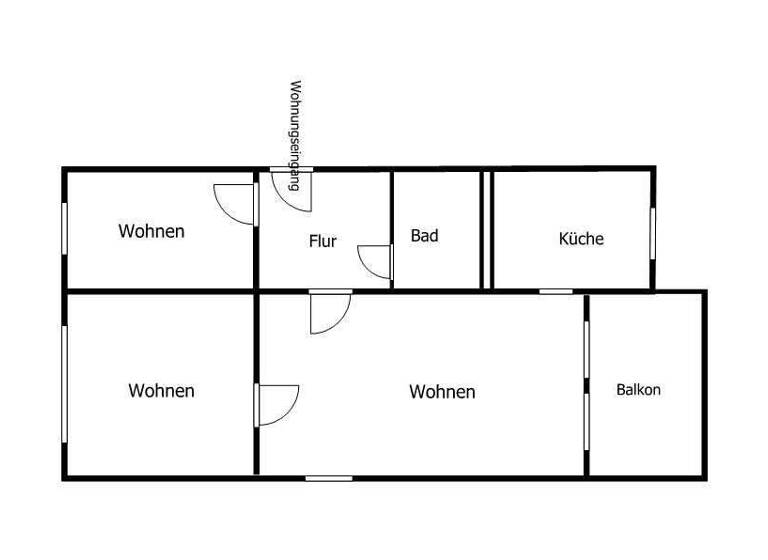 Wohnung zur Miete 300 € 3 Zimmer 55,8 m² Geschoss 4/5 frei ab sofort Schillerstraße 63 Adorf 08626