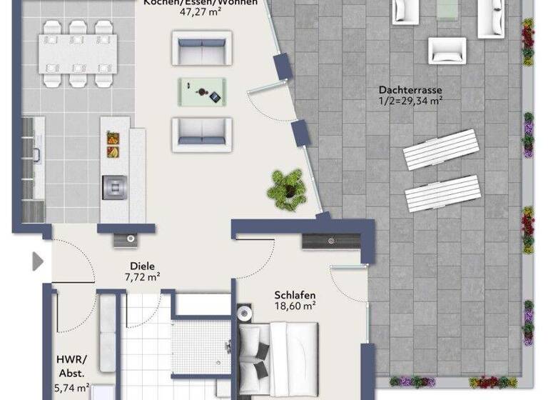 Penthouse zum Kauf - Erstbezug provisionsfrei 595.000 € 3 Zimmer 129,4 m² Kelsen Merzkirchen 54439