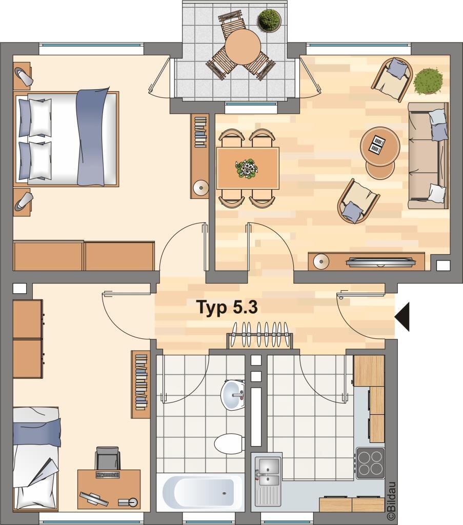 Wohnung zur Miete 479 € 3 Zimmer 58,8 m²<br/>Wohnfläche 1.<br/>Geschoss 28.02.2025<br/>Verfügbarkeit Im Eichkamp 45 Resser Mark Gelsenkirchen 45892