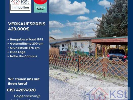 Einfamilienhaus zum Kauf 429.000 € 3 Zimmer 100 m² 675 m² Grundstück frei ab 01.09.2026 Eiche Potsdam 14469