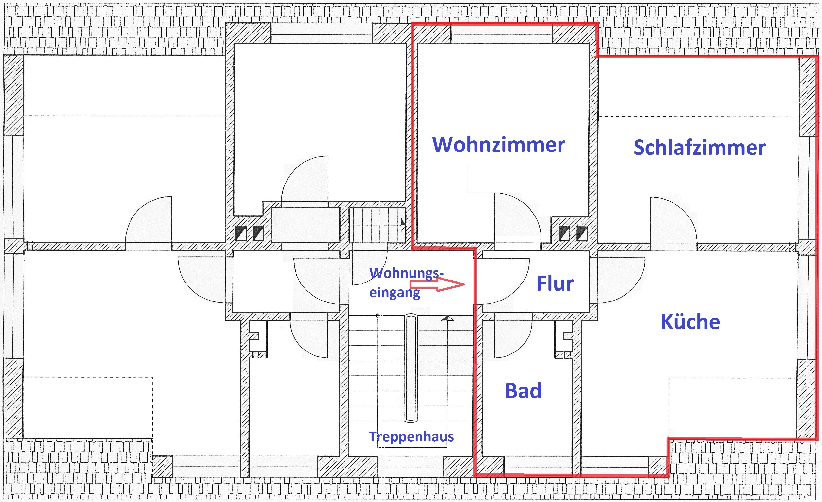 Wohnung zur Miete 196 € 2 Zimmer 34,5 m²<br/>Wohnfläche 2.<br/>Geschoss Karl-Liebknecht-Str. 14 Oberwellenborn Unterwellenborn 07333