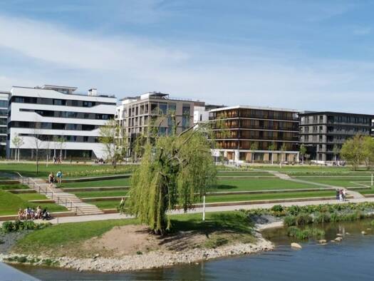 Wohnung zur Miete 1.175 € 3 Zimmer 76,5 m² Geschoss EG/5 frei ab 01.03.2026 Am Neckaruferpark 3 Heilbronn 74076