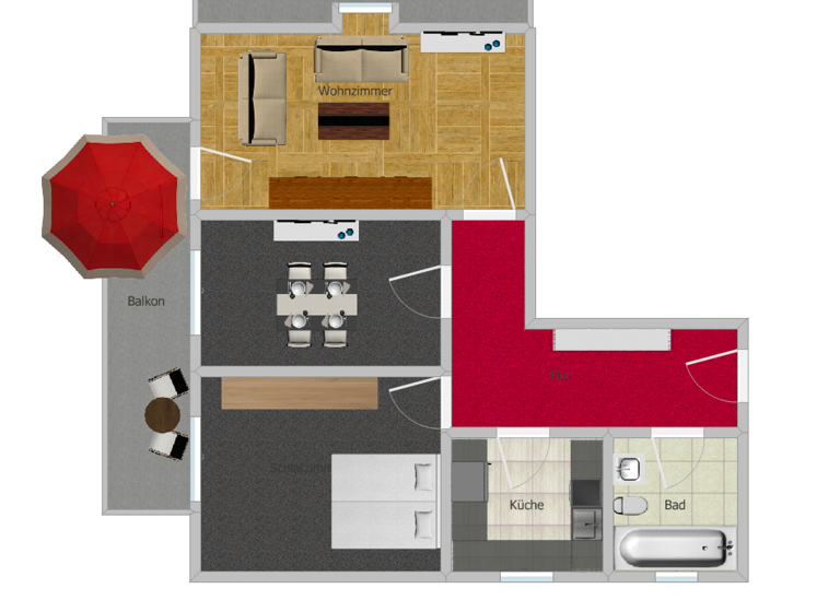 Wohnung zum Kauf 230.000 € 3 Zimmer 68,8 m²<br/>Wohnfläche 3.<br/>Geschoss ab sofort<br/>Verfügbarkeit Gartenstadt Bad Wörishofen 86825